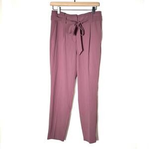 Express dusty rose pink ankle high-rise business casual dress pants size 4 B117
